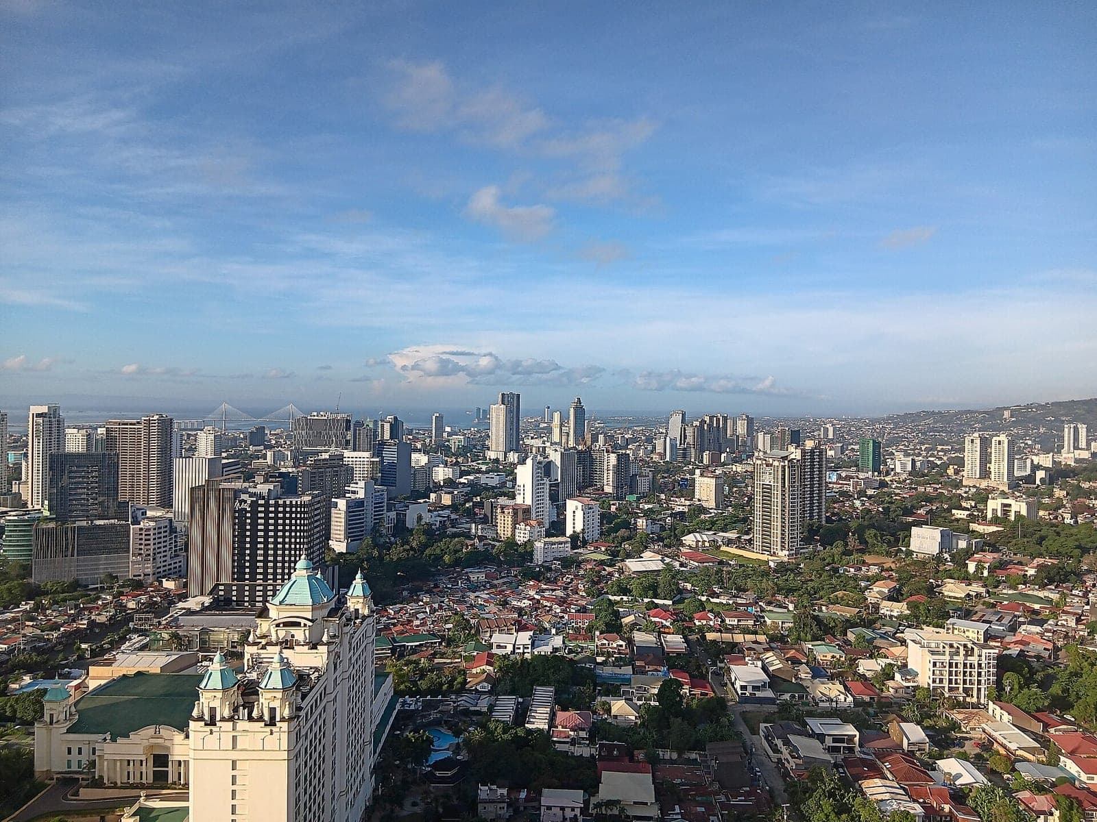 Cebu City skyline viewed from Cebu Exchange
